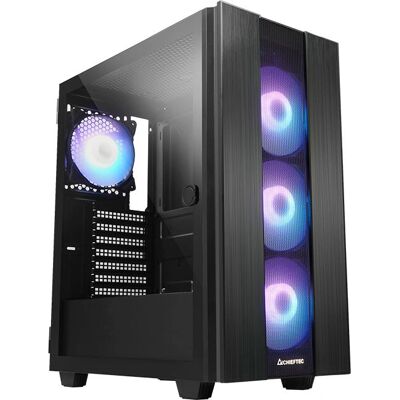 Chieftec Hunter 2 Midi Tower - Gaming-PC-Gehäuse - Schwarz Multicolor Chieftec Hunter 2 Midi Tower - Gaming-PC-Gehäuse - Schwarz Multicolor