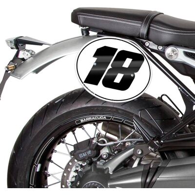 Kit Piastra Numero Barracuda BMW R NineT - Accessori Moto Kit Piastra Numero Barracuda BMW R NineT - Accessori Moto