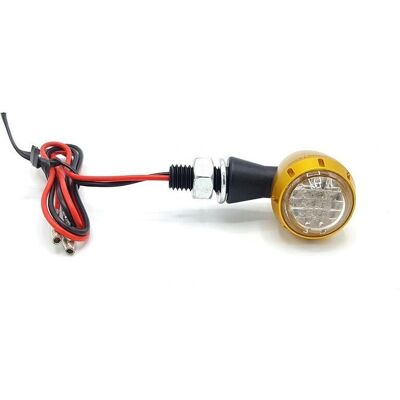 Clignotants Barracuda S-Led ORO - Clignotants de moto - Publicité Clignotants Barracuda S-Led ORO - Clignotants de moto - Publicité