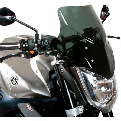 Pantalla de motocicleta Barracuda de humo oscuro - Pantalla de motocicleta Pantalla de motocicleta Barracuda de humo oscuro - Pantalla de motocicleta
