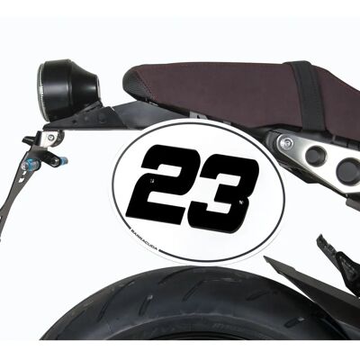 Kit support numéro Barracuda pour Yamaha XSR900 - Publicité Kit support numéro Barracuda pour Yamaha XSR900 - Publicité