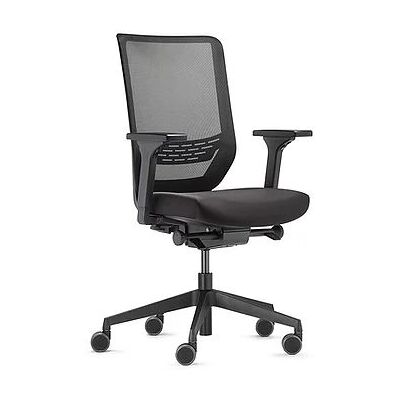 Sedia da Ufficio in Rete TrendOffice TO-SYNC - Nera, Regolabile, Supporto Lombare Sedia da Ufficio in Rete TrendOffice TO-SYNC - Nera, Regolabile, Supporto Lombare