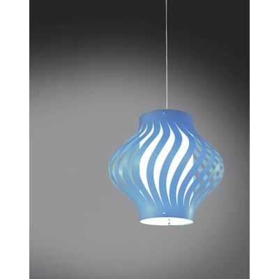 Linea Zero Pastellblau Hängelampe - Modernes Italienisches Design Linea Zero Pastellblau Hängelampe - Modernes Italienisches Design