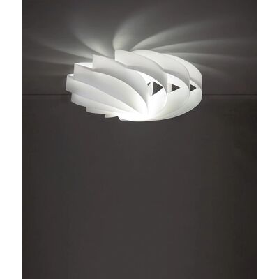IPERBRIKO Linea Zero - Moderne Deckenleuchte 1 Flat Polilux Weiß D50 - Deckenlampe IPERBRIKO Linea Zero - Moderne Deckenleuchte 1 Flat Polilux Weiß D50 - Deckenlampe