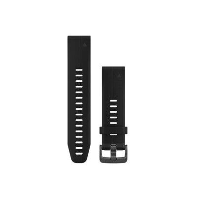 Cinturino Garmin QuickFit 20 in silicone nero - Polso Cinturino Garmin QuickFit 20 in silicone nero - Polso