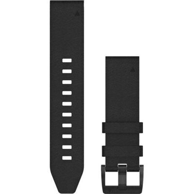 Garmin Musta Nahkainen QuickFit Remi - Älykellotarvike Garmin Musta Nahkainen QuickFit Remi - Älykellotarvike