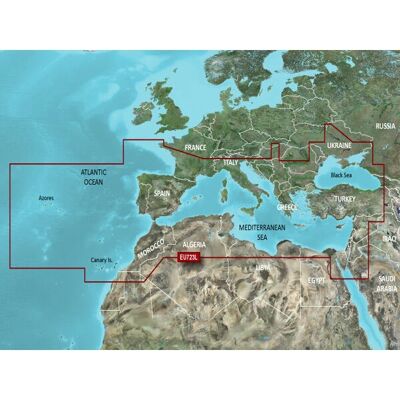 Mapa Marino Garmin EU723L - Costa y Fondo Submarino Mapa Marino Garmin EU723L - Costa y Fondo Submarino