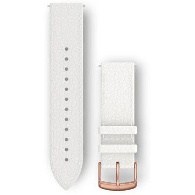Garmin Snabbkopplingsband Vit Läder - Klockarmband Garmin Snabbkopplingsband Vit Läder - Klockarmband