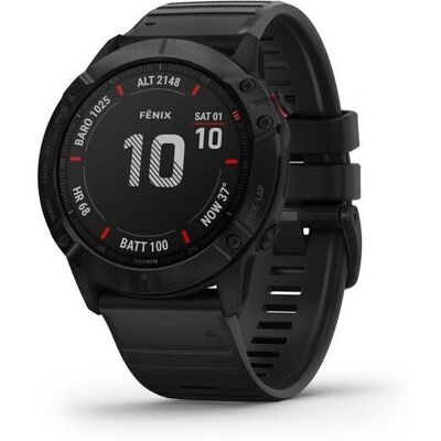 Montre GPS Multisport Garmin Fenix 6X Pro - Noir - Publicité Montre GPS Multisport Garmin Fenix 6X Pro - Noir - Publicité