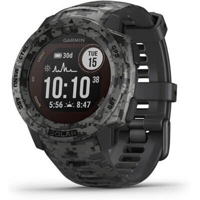 Garmin Instinct Solar - Grafitowy Kamuflaż Garmin Instinct Solar - Grafitowy Kamuflaż