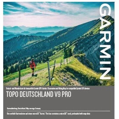 Garmin Topo Deutschland V9 PRO Straßenkarte MicroSD/SD Garmin Topo Deutschland V9 PRO Straßenkarte MicroSD/SD