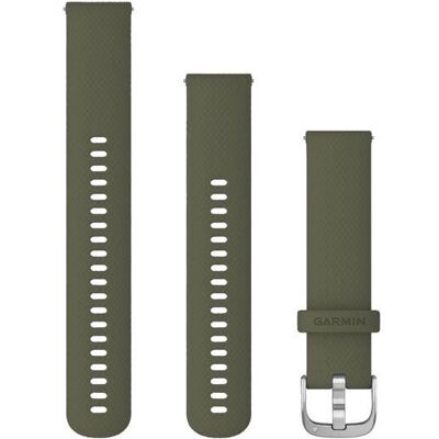 Bracelet en silicone à dégagement rapide Garmin - Vert pour montre connectée Bracelet en silicone à dégagement rapide Garmin - Vert pour montre connectée