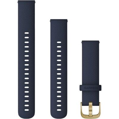 Bracelet Garmin en silicone marine navy à dégagement rapide - Publicité Bracelet Garmin en silicone marine navy à dégagement rapide - Publicité