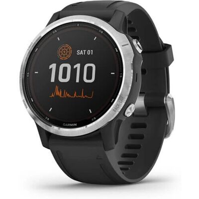 Montre GPS multisports Garmin Fenix 6S Solar - Argent/Noir - Publicité Montre GPS multisports Garmin Fenix 6S Solar - Argent/Noir - Publicité