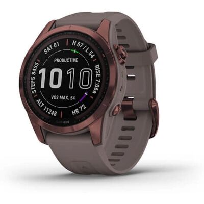 Garmin fēnix 7S Sapphire Solar Smartwatch - Bronze Garmin fēnix 7S Sapphire Solar Smartwatch - Bronze