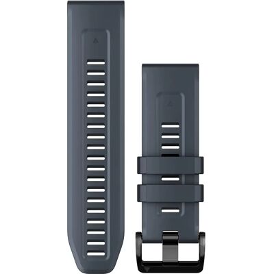 Garmin QuickFit 26 Silicone Wrist Strap - Granite Blue/Black - Wrist Strap Garmin QuickFit 26 Silicone Wrist Strap - Granite Blue/Black - Wrist Strap