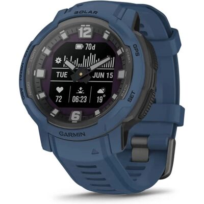 Garmin Instinct Crossover Smartwatch - Niebieski Silikon - 45mm Garmin Instinct Crossover Smartwatch - Niebieski Silikon - 45mm