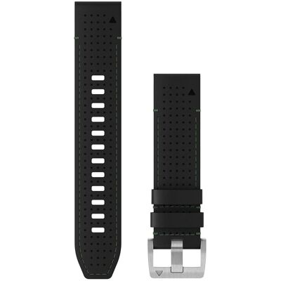 Cinturino in pelle Garmin Approach S60/S62 Quickfit 22mm Nero Cinturino in pelle Garmin Approach S60/S62 Quickfit 22mm Nero