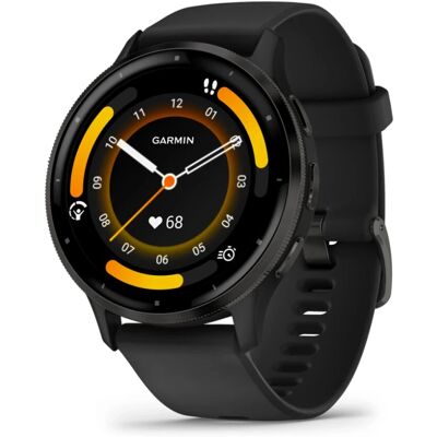 Garmin Venu 3 - Slate/Schwarzes Silikonarmband Garmin Venu 3 - Slate/Schwarzes Silikonarmband