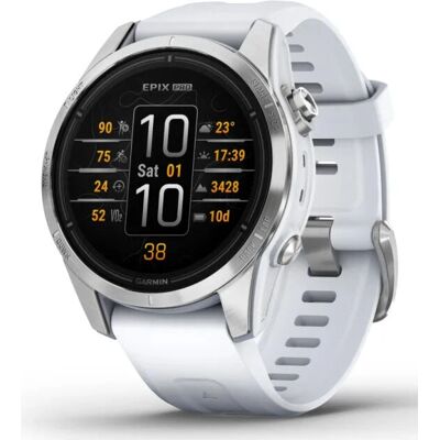 Garmin - epix Pro Gen 2 - 42mm - Argent - Smartwatch - Publicité Garmin - epix Pro Gen 2 - 42mm - Argent - Smartwatch - Publicité