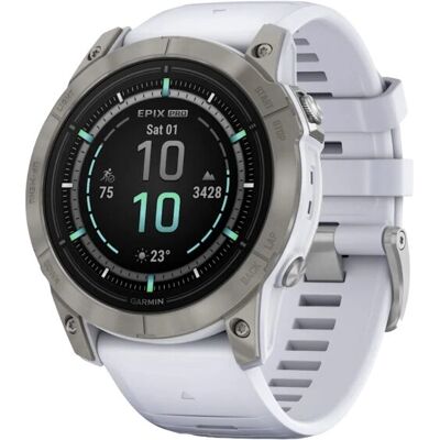 Garmin epix Pro (Gen 2) - AMOLED 1,4" - Édition Saphir - Titane Montre connectée - Publicité Garmin epix Pro (Gen 2) - AMOLED 1,4" - Édition Saphir - Titane Montre connectée - Publicité