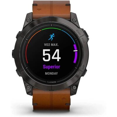 Garmin Epix™ Pro Gen 2 - Saphir 51mm Titane Gris Carbone + Bracelet en Cuir Marron - Publicité Garmin Epix™ Pro Gen 2 - Saphir 51mm Titane Gris Carbone + Bracelet en Cuir Marron - Publicité