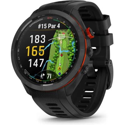Garmin Approach® S70 - 47mm Cerámica Negra + Correa de Silicona Negra Garmin Approach® S70 - 47mm Cerámica Negra + Correa de Silicona Negra