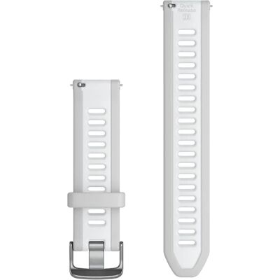 Bracelet de montre en silicone Garmin Mist Gray/Whitestone à dégagement rapide 20mm - Publicité Bracelet de montre en silicone Garmin Mist Gray/Whitestone à dégagement rapide 20mm - Publicité