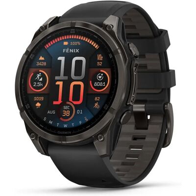 Garmin Fenix 8 - Svart, Titan, Pebble Gray - Smartwatch Garmin Fenix 8 - Svart, Titan, Pebble Gray - Smartwatch