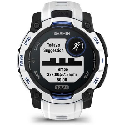 Garmin Instinct 3 Solar - Whitestone inteligentny zegarek GPS Garmin Instinct 3 Solar - Whitestone inteligentny zegarek GPS