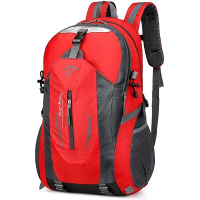 Zeblaze Ryggsäck - 40L Vattentät Lättvikt Outdoor Vandring Dagstursekk för Män - Röd Zeblaze Ryggsäck - 40L Vattentät Lättvikt Outdoor Vandring Dagstursekk för Män - Röd
