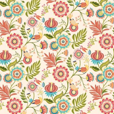 Ohpopsi - Ika50113w - Ichika Trail Coral & Linen - Floral - Wallpaper - Publicité Ohpopsi - Ika50113w - Ichika Trail Coral & Linen - Floral - Wallpaper - Publicité