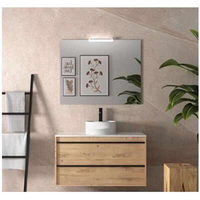 Caesaroo - Mueble de baño de madera 100cm - Moderno, Cajones con cierre suave - Baño Caesaroo - Mueble de baño de madera 100cm - Moderno, Cajones con cierre suave - Baño