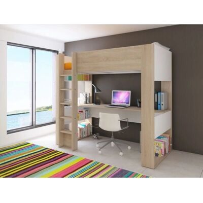 Caesaroo Cama Altillo para Niño con Escritorio - Diseño Moderno Caesaroo Cama Altillo para Niño con Escritorio - Diseño Moderno