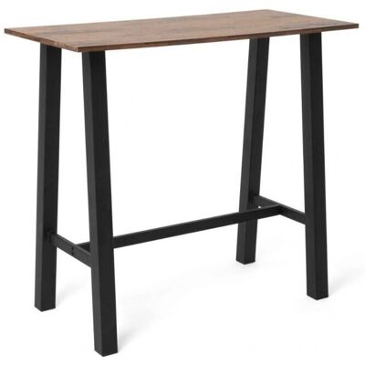 Caesaroo Effekt Holzoptik Bartisch - 117x56 cm, Anthrazitgrau, Modell 002908 Caesaroo Effekt Holzoptik Bartisch - 117x56 cm, Anthrazitgrau, Modell 002908