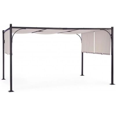 ABITARE Pérgola de Acero 4x3m - Sombrilla de Jardín ABITARE Pérgola de Acero 4x3m - Sombrilla de Jardín