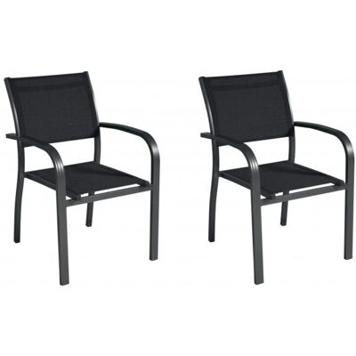 Conjunto de 2 sillas de exterior Abitare - Muebles de jardín Conjunto de 2 sillas de exterior Abitare - Muebles de jardín