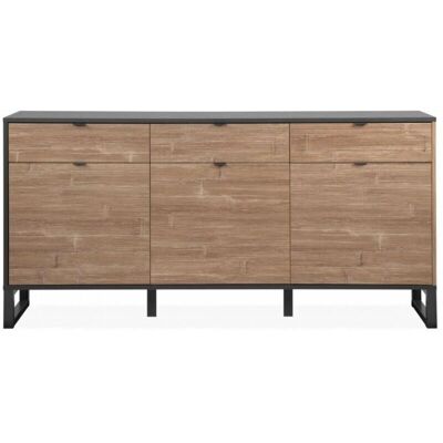 Caesaroo - Buffet 175x88cm Bambù e Grigio antracite Caesaroo - Buffet 175x88cm Bambù e Grigio antracite