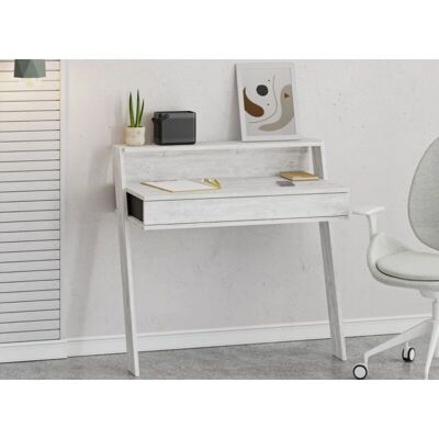 Escritorio Caesaroo - 94x91H Mimoso Blanco Antiguo y Gris - 50kg Max Escritorio Caesaroo - 94x91H Mimoso Blanco Antiguo y Gris - 50kg Max