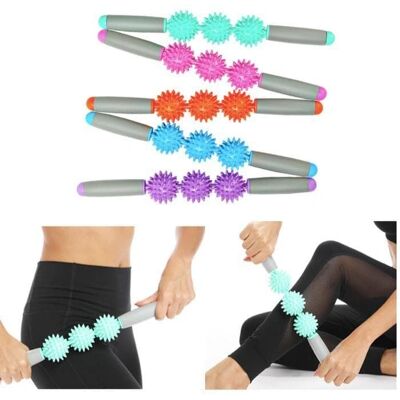 Otego Gym 3 Punkt Spiky Bold Muskelmassage Rulle Yoga Stok - Muskelrulle Otego Gym 3 Punkt Spiky Bold Muskelmassage Rulle Yoga Stok - Muskelrulle