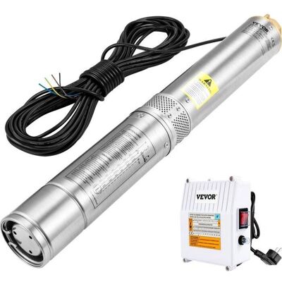 Pompe Immergée Profonde Vevor - 370 W, 110 L/min, 44 m - Publicité Pompe Immergée Profonde Vevor - 370 W, 110 L/min, 44 m - Publicité