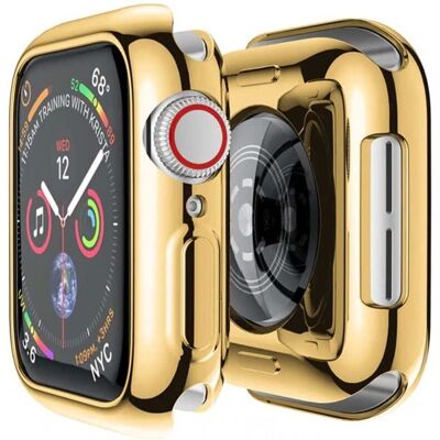 Megabilligt Apple Watch 1/2/3 Gold Shell - Apple Watch Case and Screen Protector Megabilligt Apple Watch 1/2/3 Gold Shell - Apple Watch Case and Screen Protector