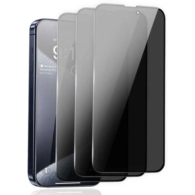 Megabilligt iPhone 13 Mini Privat Skærmbeskytter 3-Pak - Fuldt Dækning HD Glas Megabilligt iPhone 13 Mini Privat Skærmbeskytter 3-Pak - Fuldt Dækning HD Glas