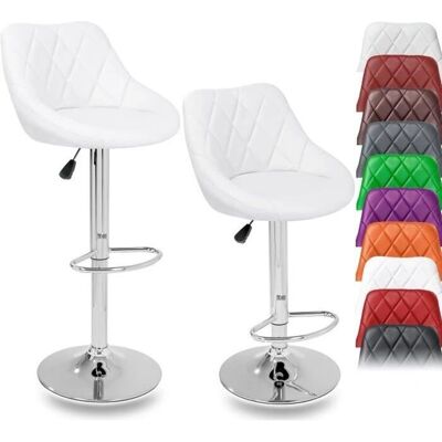 Ensemble de Tabourets de Bar Modernes TRESKO - Réglables, Rotation à 360° - 2 Pièces - Publicité Ensemble de Tabourets de Bar Modernes TRESKO - Réglables, Rotation à 360° - 2 Pièces - Publicité