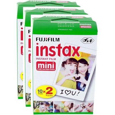 Pack de film pour Fuji Instax Mini - Accessoires pour appareil photo - Publicité Pack de film pour Fuji Instax Mini - Accessoires pour appareil photo - Publicité