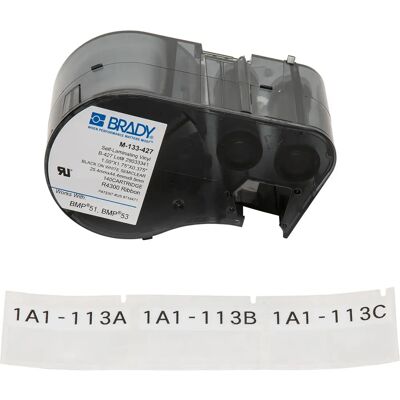 Etiqueta de impressora Brady M-133-427 - Vinil autoadesivo Etiqueta de impressora Brady M-133-427 - Vinil autoadesivo