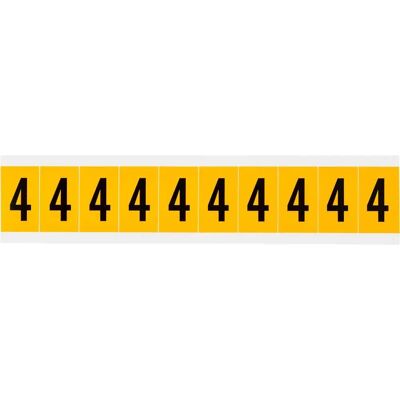 Brady - 1530-4 - Schwarz auf Gelb - 22x38mm - Label Brady - 1530-4 - Schwarz auf Gelb - 22x38mm - Label