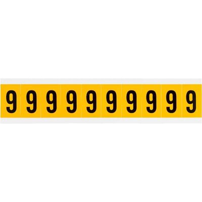 Brady - 1530-9 - Noir - Jaune - label - Publicité Brady - 1530-9 - Noir - Jaune - label - Publicité