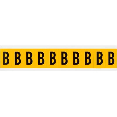 Brady - 1530-B - Schwarz auf Gelb - 22 x 38 mm - dauerhaft - Label Brady - 1530-B - Schwarz auf Gelb - 22 x 38 mm - dauerhaft - Label