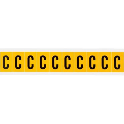 Brady - 1530-C - Noir - Jaune - Label Brady - 1530-C - Noir - Jaune - Label